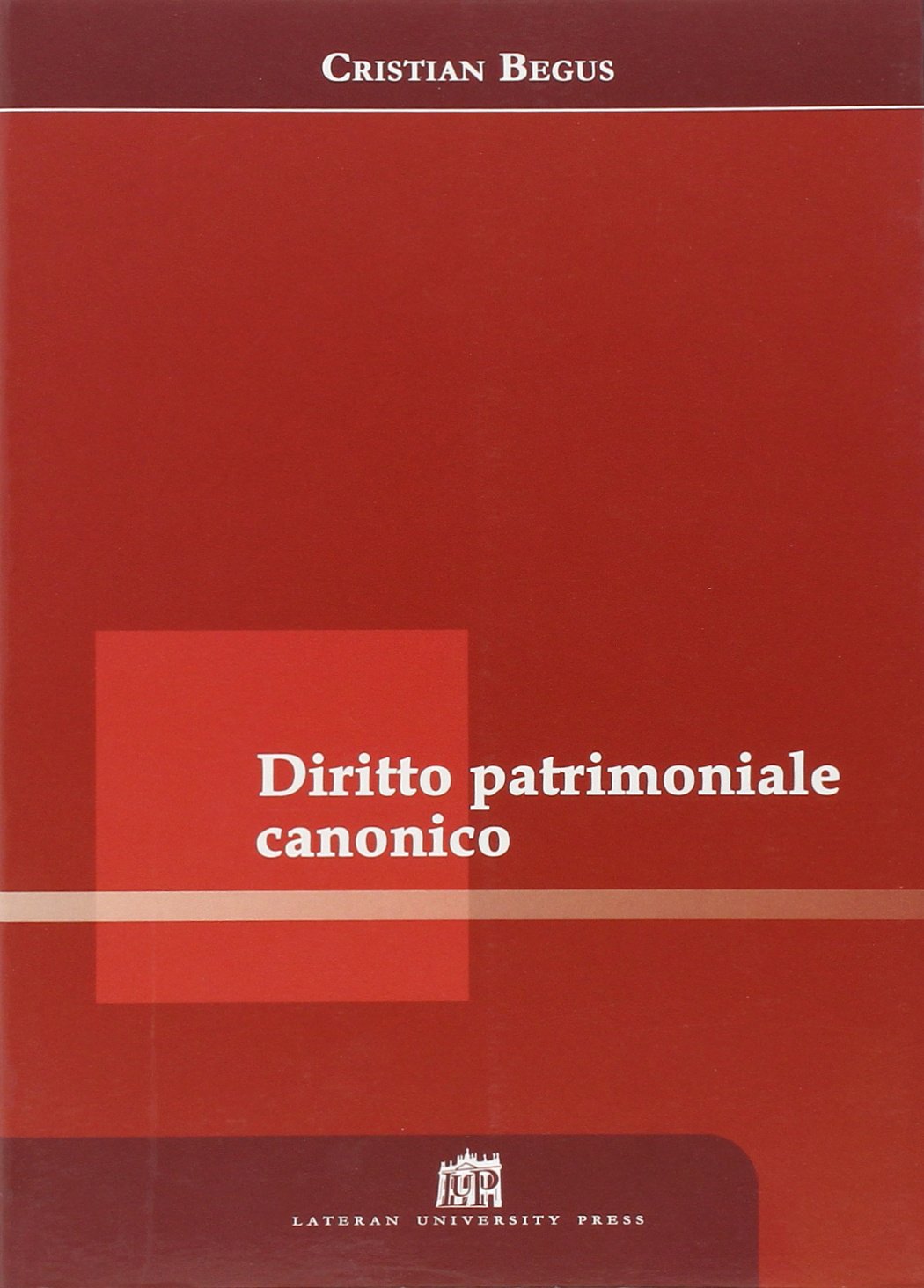 Diritto patrimoniale canonico (Lezioni e dispense) Law