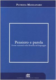 Pensiero e parola. Forme razionali nella filosofia del linguaggio book
