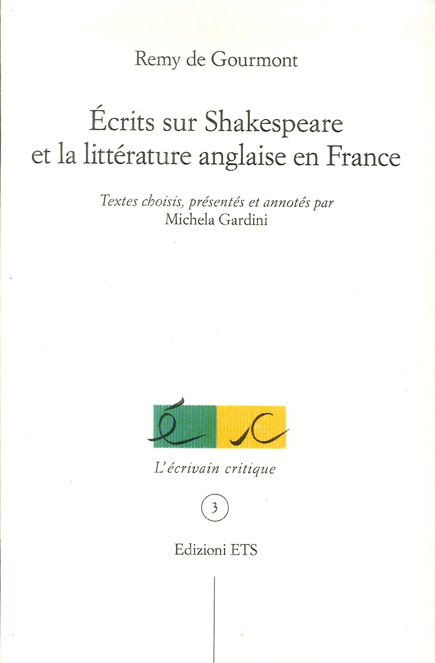 Écrits sur Shakespeare et la littérature anglaise en France book