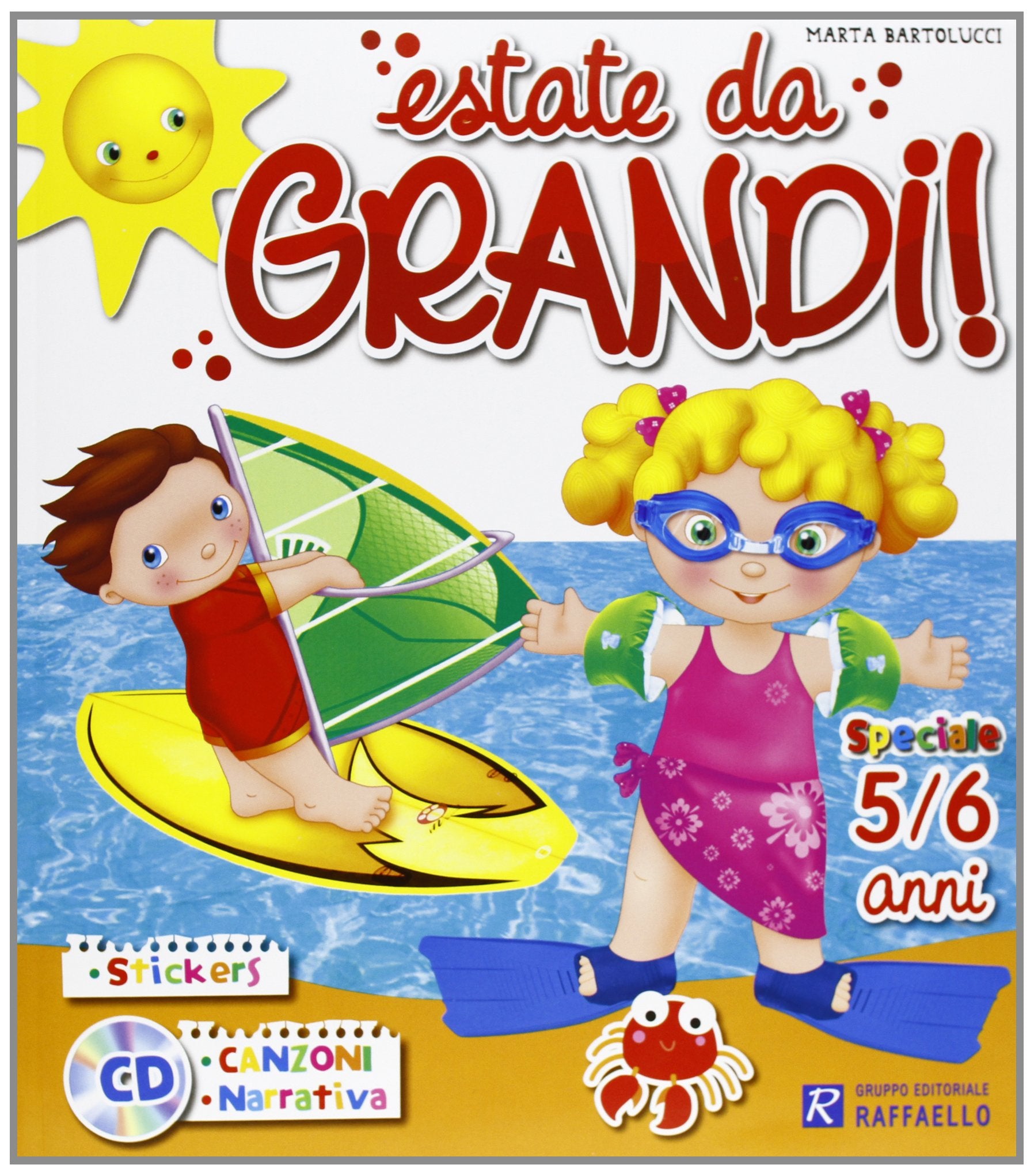 Estate da Grandi! 5-6 anni. Con adesivi. Per la Scuola materna. Con CD Audio book