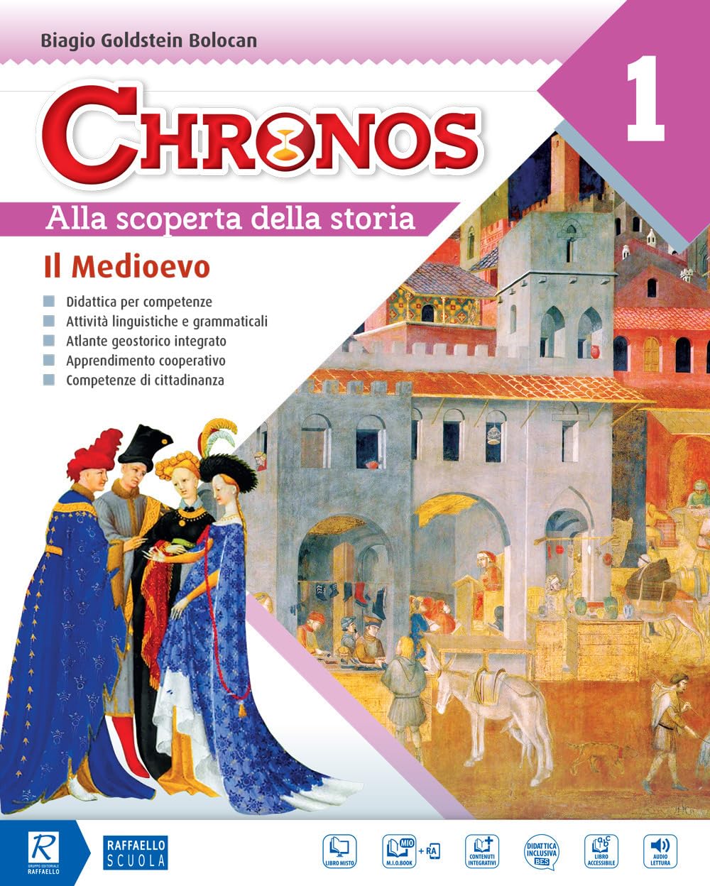 Chronos. Quaderno dellle competenze. Per la Scuola media. Con e-book. Con espansione online (Vol. 1) Professional & Reference Books