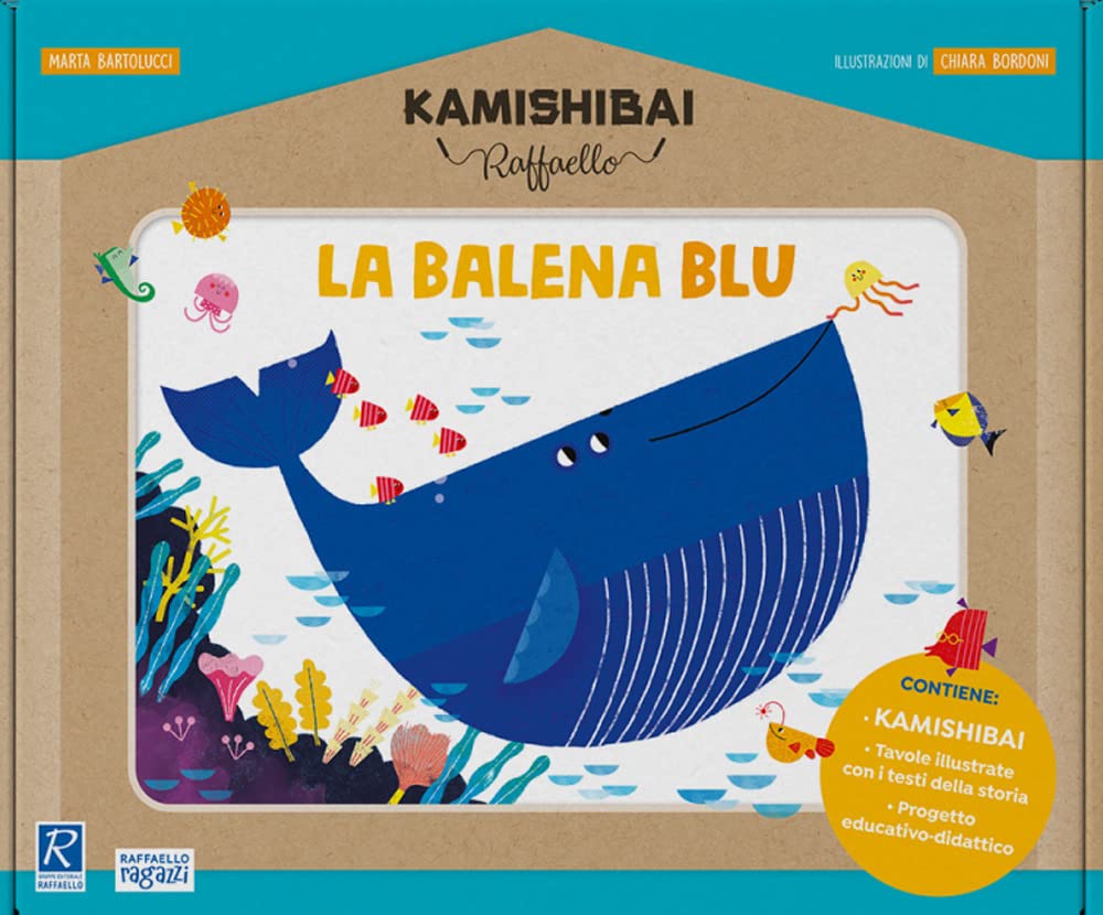 La balena blu. Kamishibai Raffaello. Ediz. a colori. Con guida. Con kamishibai book