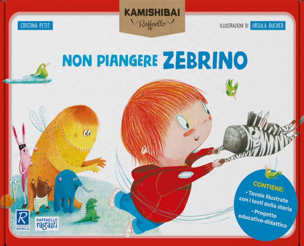 Non piangere Zebrino. Tavole per kamishibai. Ediz. a colori. Con guida book