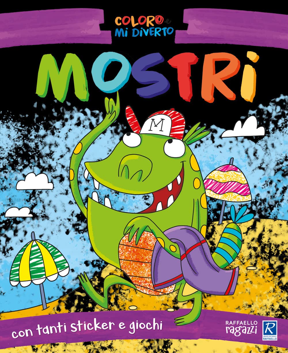 Mostri. Coloro e mi diverto. Con adesivi. Ediz. illustrata Tiptoi & Games