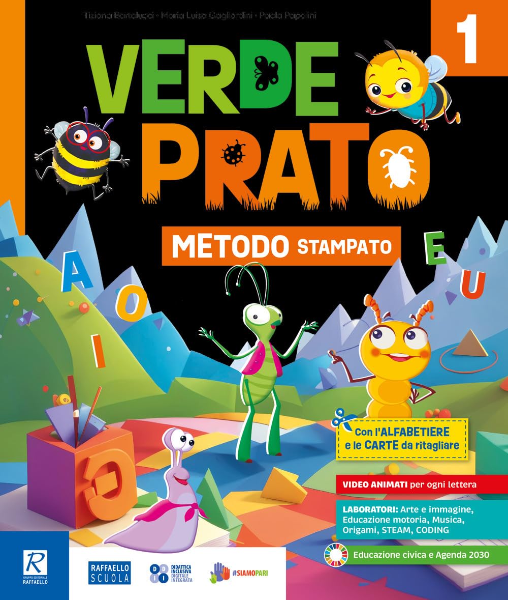 Verde prato. Metodo stampato. Con Quaderno dei primi giorni, Metodo A (stampato) e carte, Quaderno di scrittura, Letture e Grammatica, Matematica con ... Con e-book. Con espansione online (Vol. 1) book
