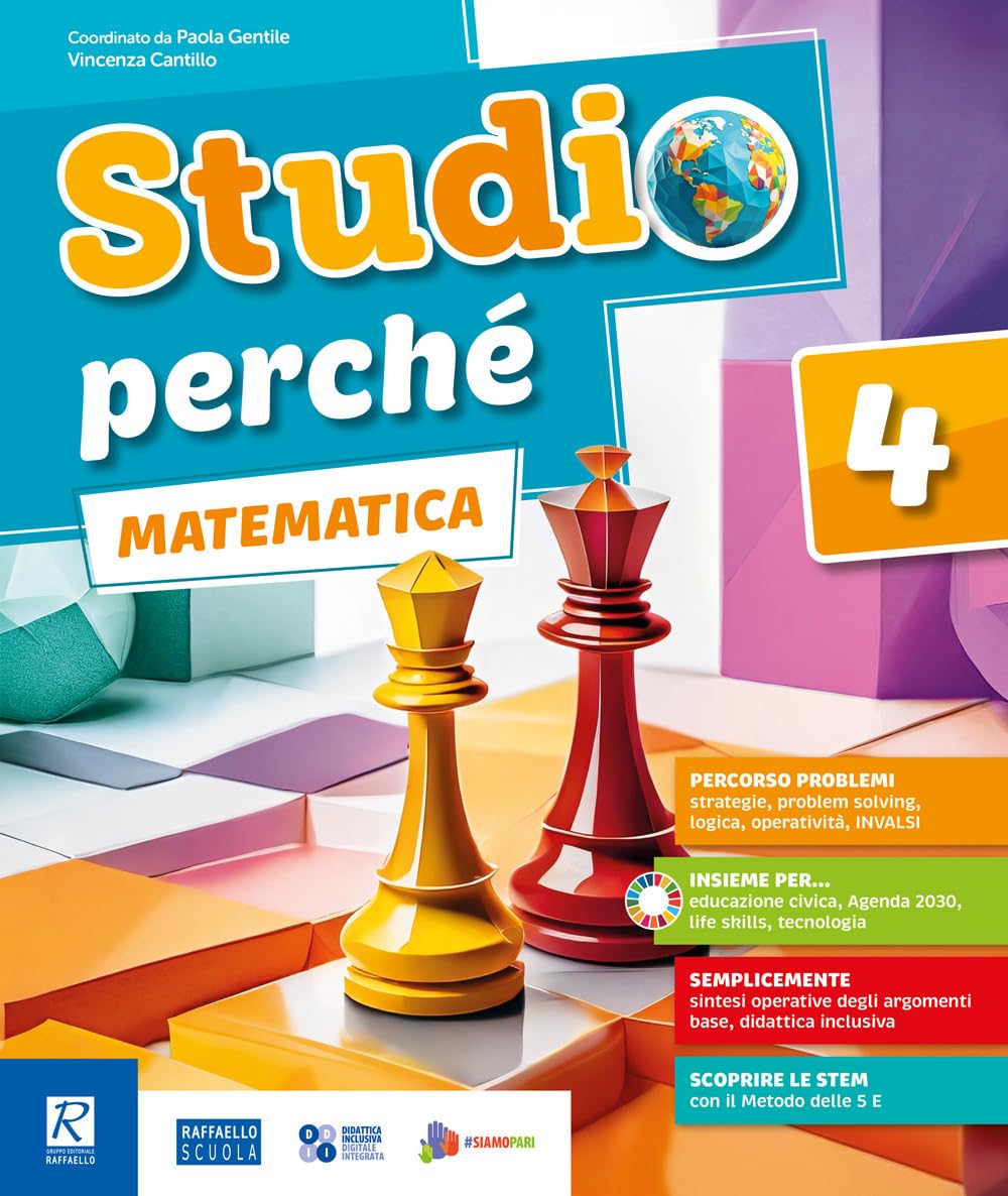 Studio perchè. Pack ambito scientifico. Con Matematica, Scienze, Quaderno operativo Matematica e Scienze. Per la 4ª classe della Scuola elementare. Con e-book. Con espansione online (Vol. 1) Professional & Reference Books