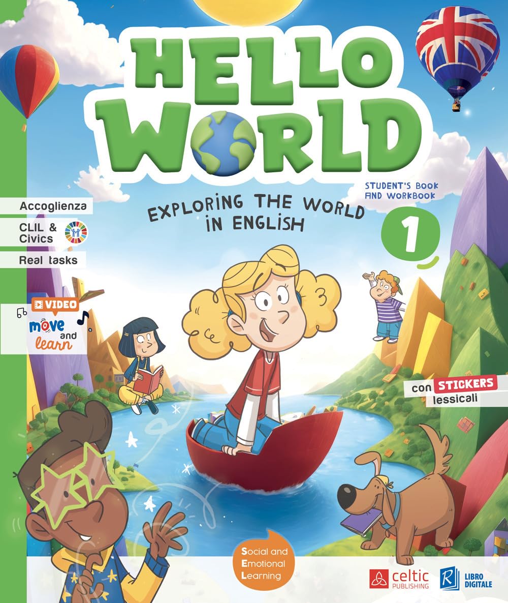 Hello world. Exploring the world in English. Student's book & workbook . With Wonder magazine, Hello world extra activities. Per la Scuola elementare. Con e-book. Con espansione online (Vol. 2) book