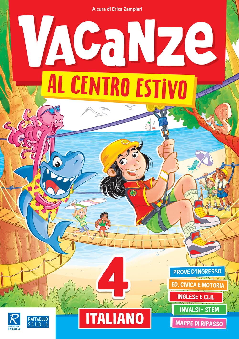 Vacanze al centro estivo. Italiano. Per la Scuola elementare (Vol. 4) Professional & Reference Books