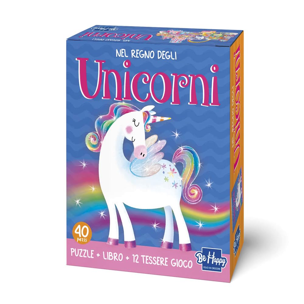 Nel regno degli unicorni. Ediz. a colori. Con puzzle 3D book
