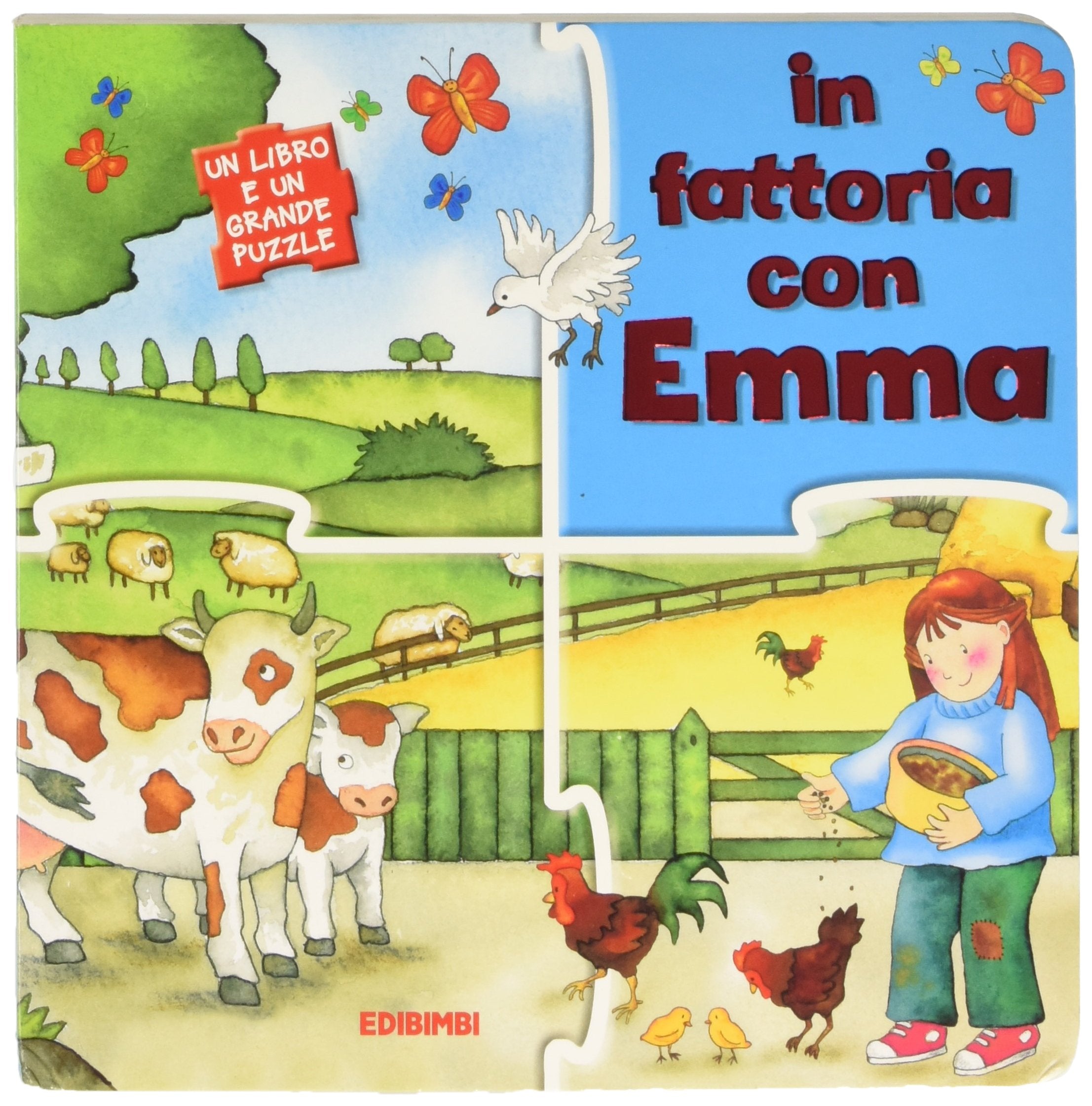 In fattoria con Emma. Ediz. illustrata (I primi puzzle) Children's books