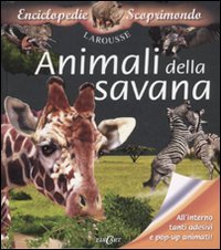 Animali della savana. Con adesivi. Ediz. illustrata book