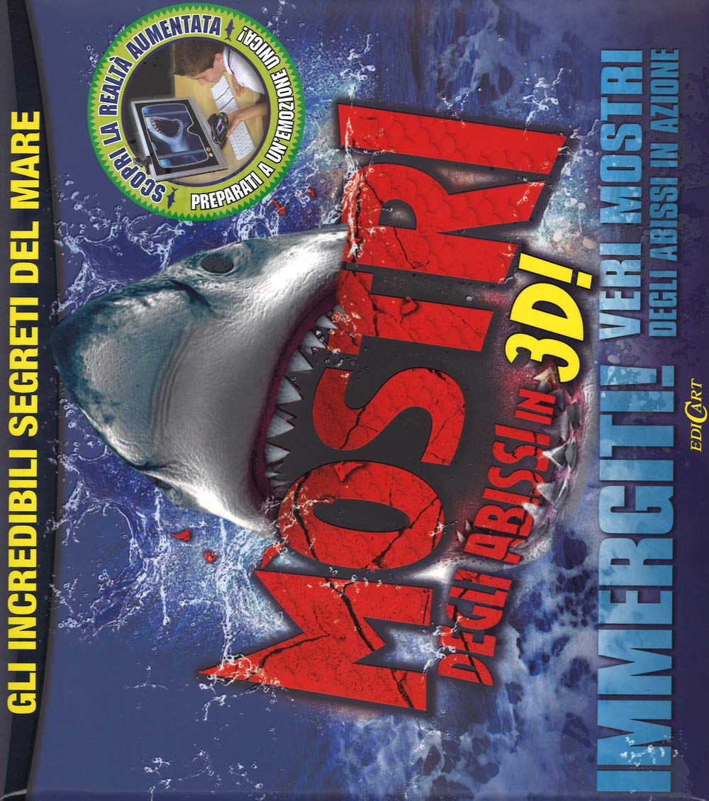 Mostri degli abissi in 3D! Ediz. illustrata. Con CD-ROM book