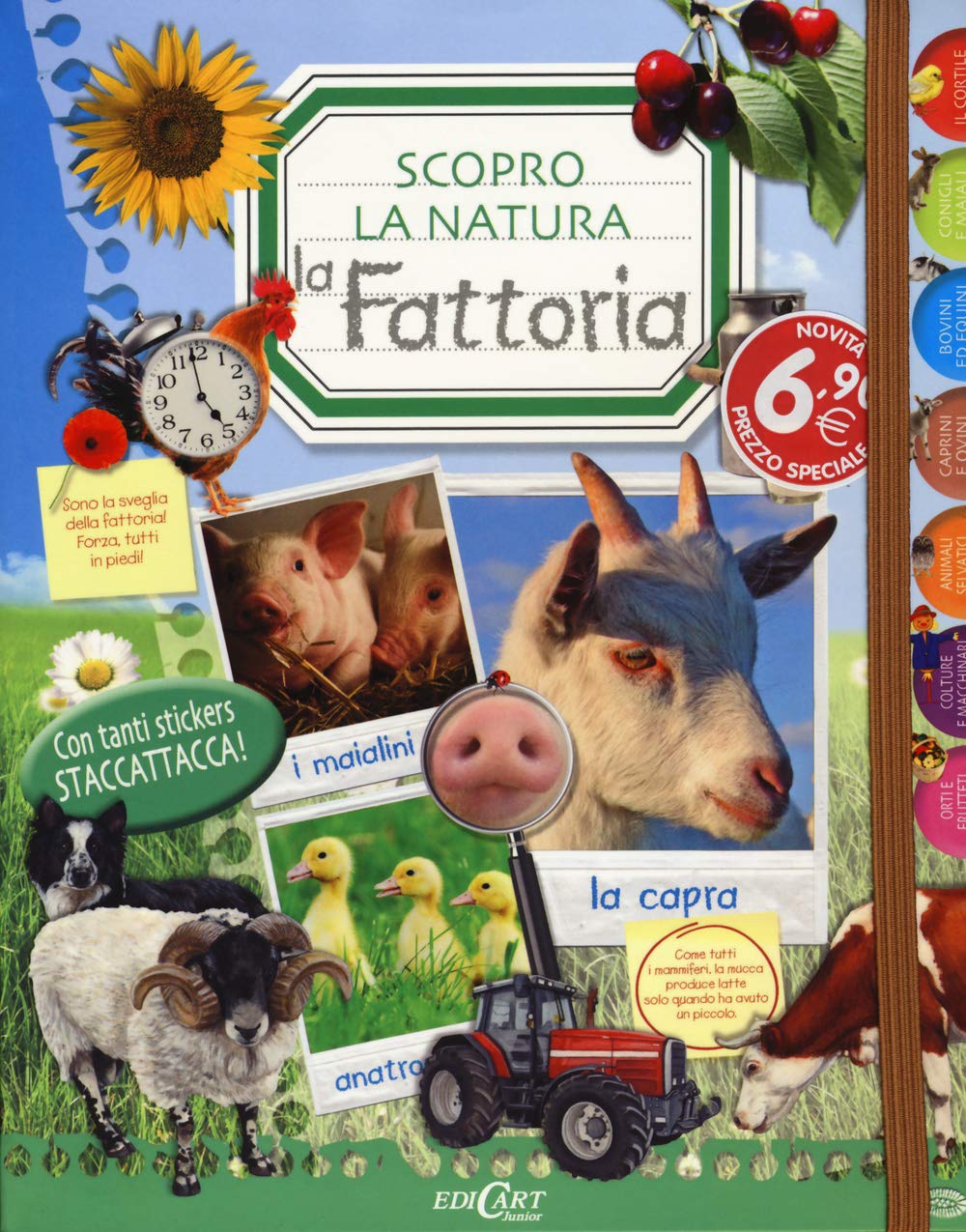La fattoria. Scopro la natura. Con adesivi book