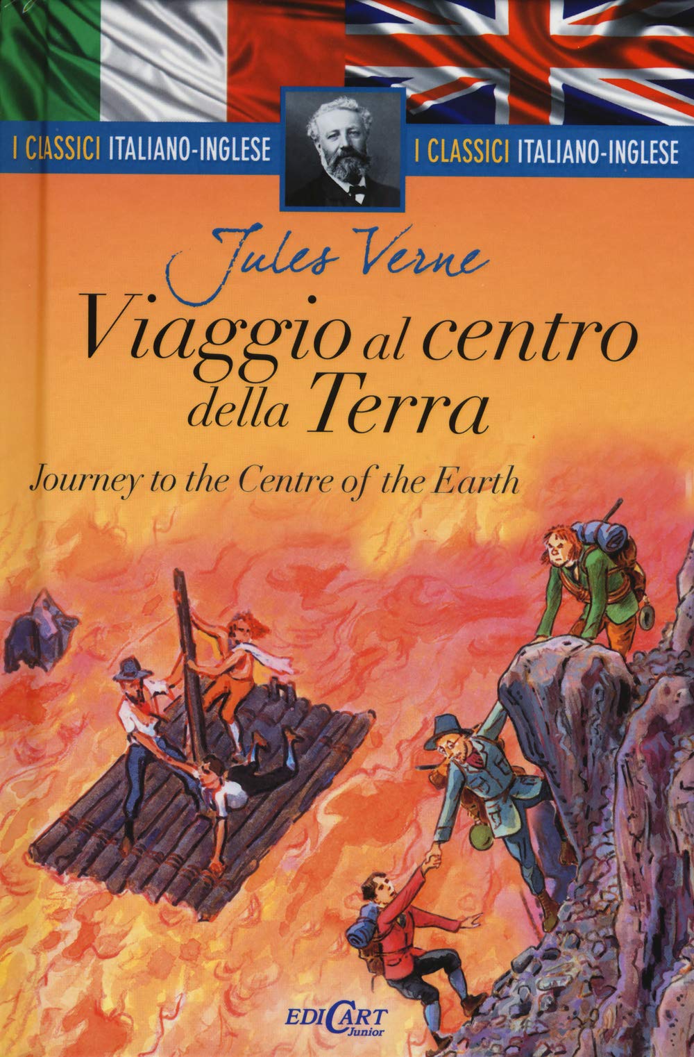 Viaggio al centro della Terra-Journey to the centre of the Earth. I classici italiano-inglese Novels & Short Stories