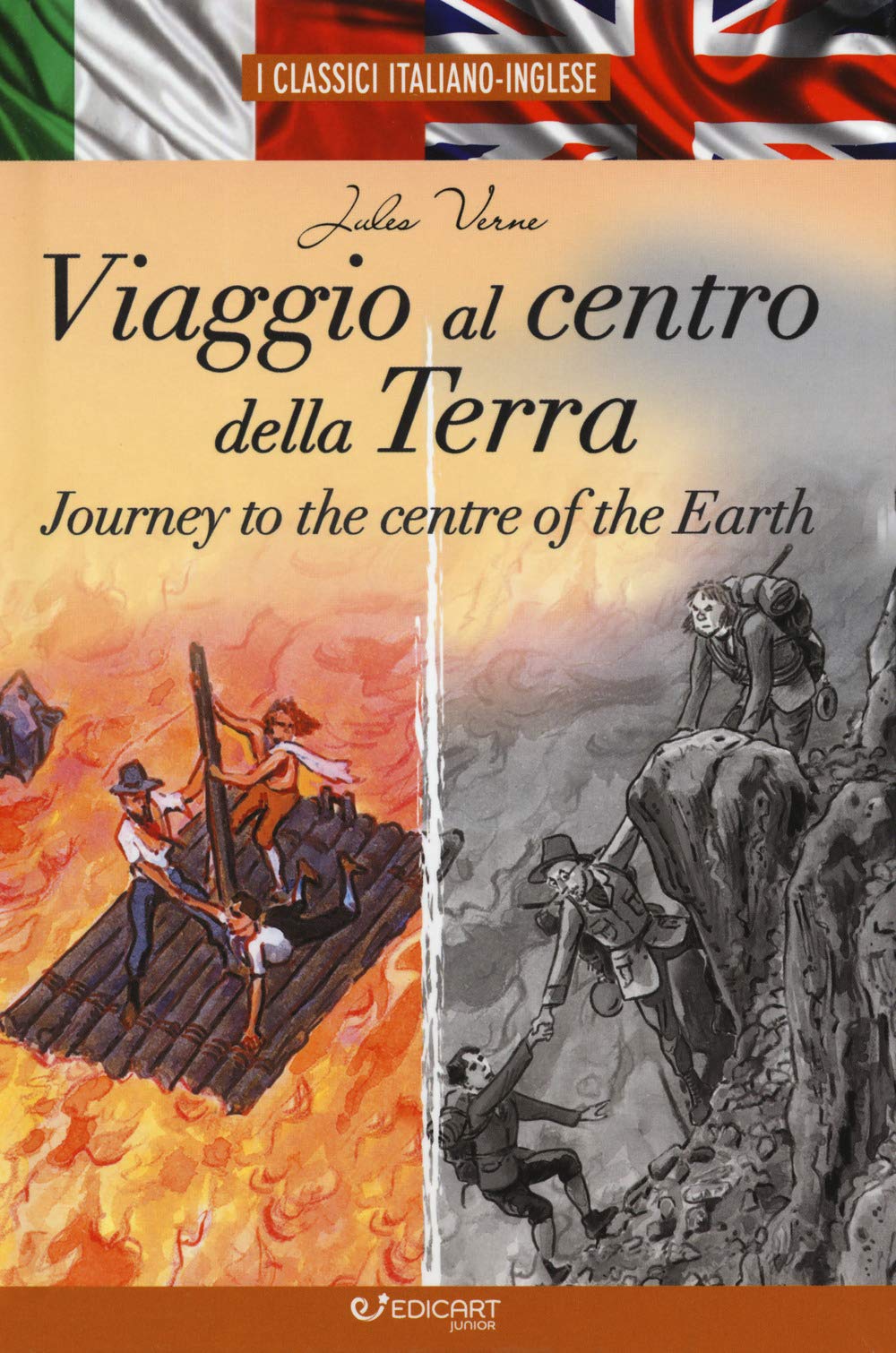 Viaggio al centro della Terra-Journey to the centre of the Earth (I classici italiano-inglese) Novels & Short Stories