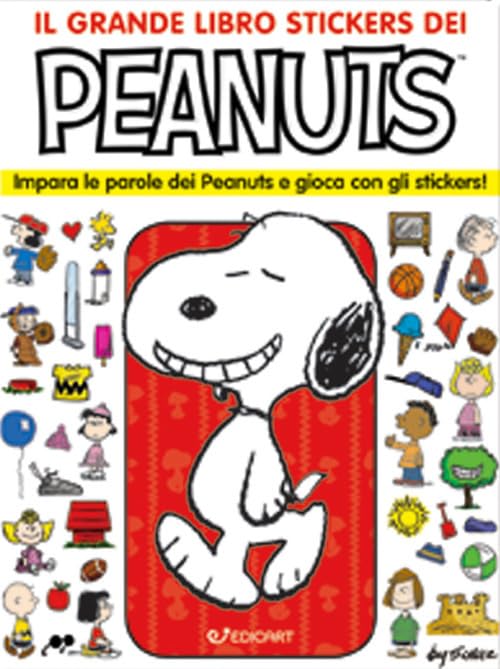 Il grande libro stickers dei Peanuts. Impara le parole dei Peanuts e gioca con gli stickers! Con adesivi. Ediz. a colori Tiptoi & Games