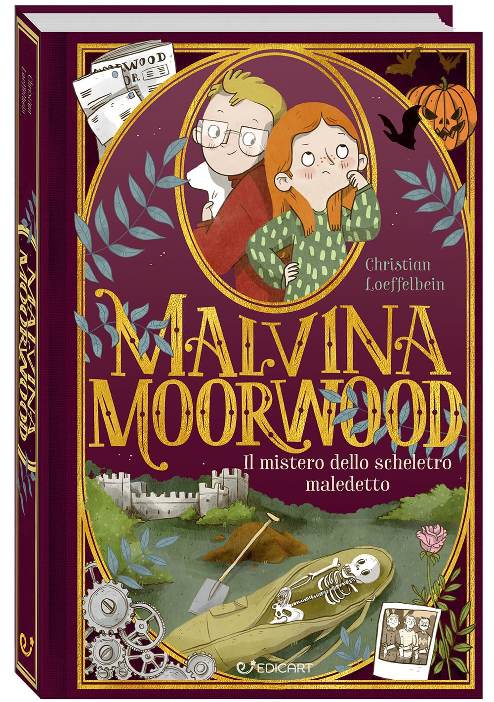 Il mistero dello scheletro maledetto. Malvina Moorwood book