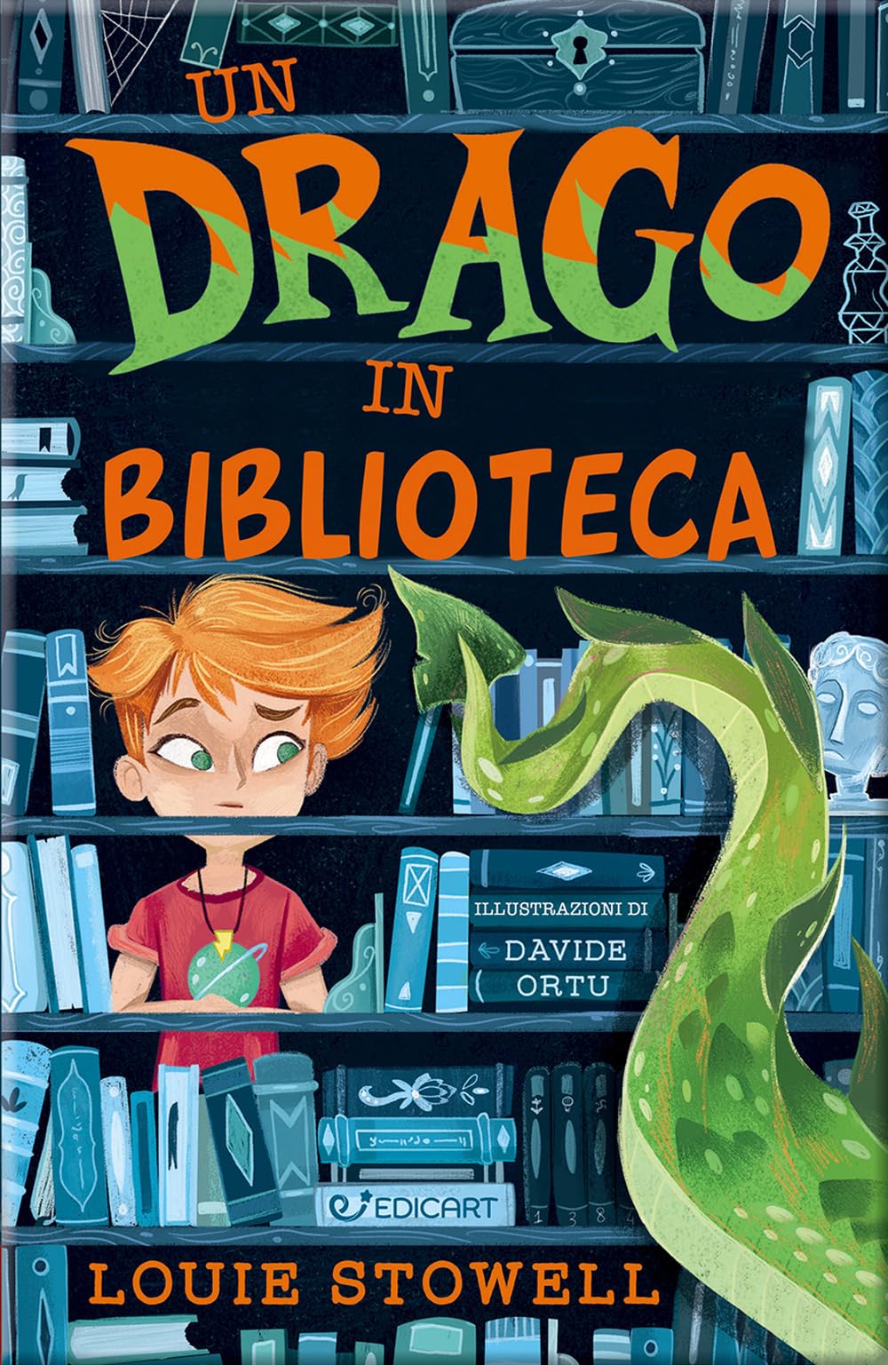 Un drago in biblioteca. Ediz. illustrata book