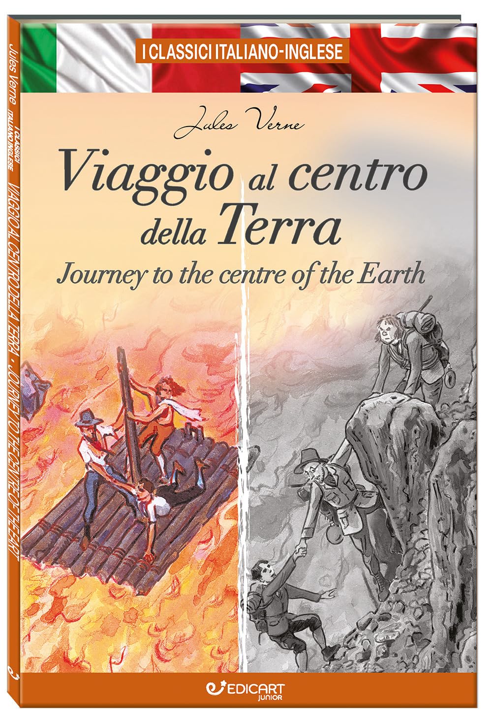Viaggio al centro della Terra-Journey to the centre of the Earth book