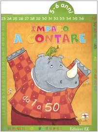 Imparo a contare da 1 a 50. 5-6 anni book