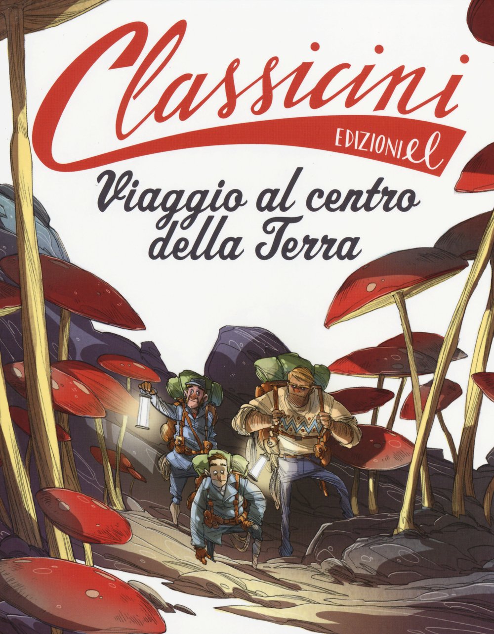 Viaggio al centro della terra da Jules Verne. Classicini Classics