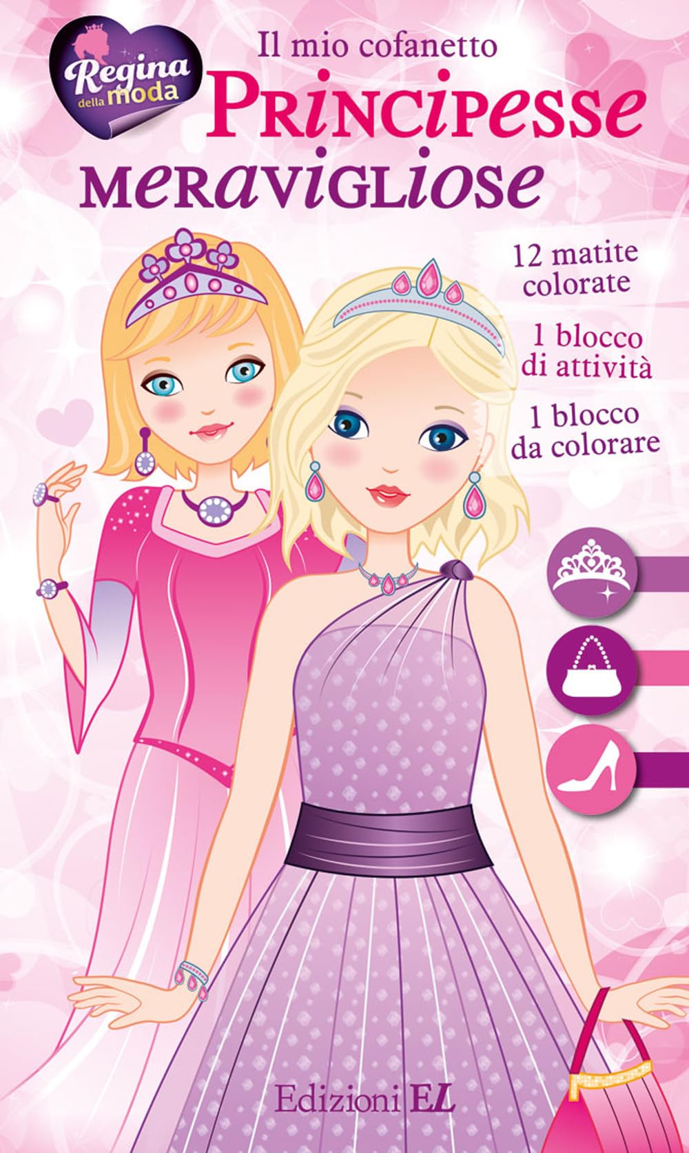Il mio cofanetto. Principesse meravigliose. Ediz. illustrata. Con 12 matite colorate book