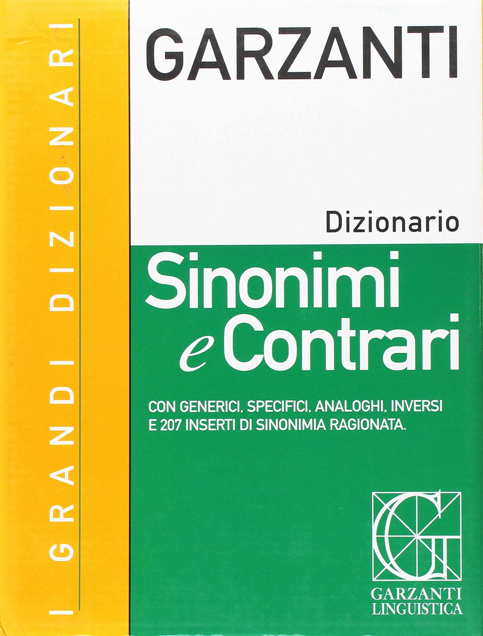 Dizionario Dei Sininimi E Dei Contrari book