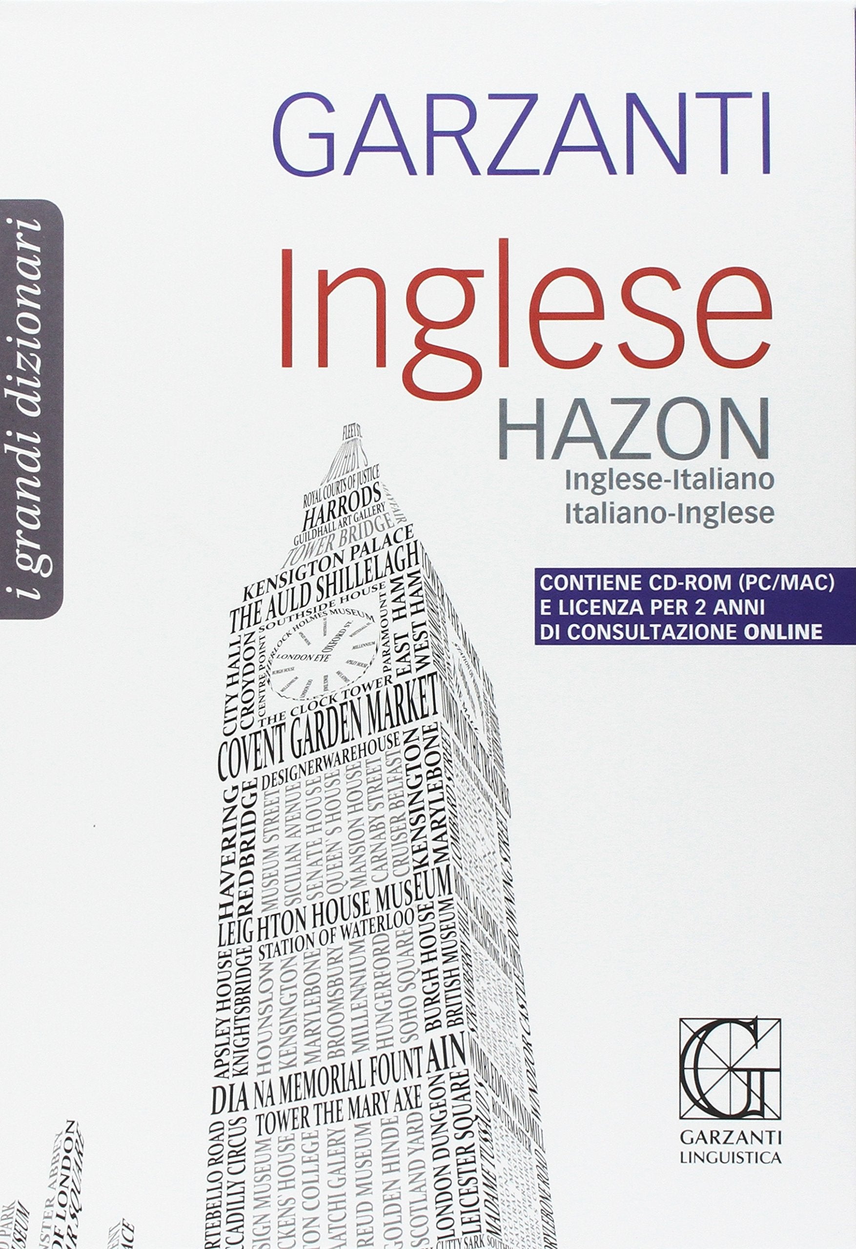 Grande dizionario Hazon di inglese. Inglese-italiano, italiano-inglese. Con CD-ROM book