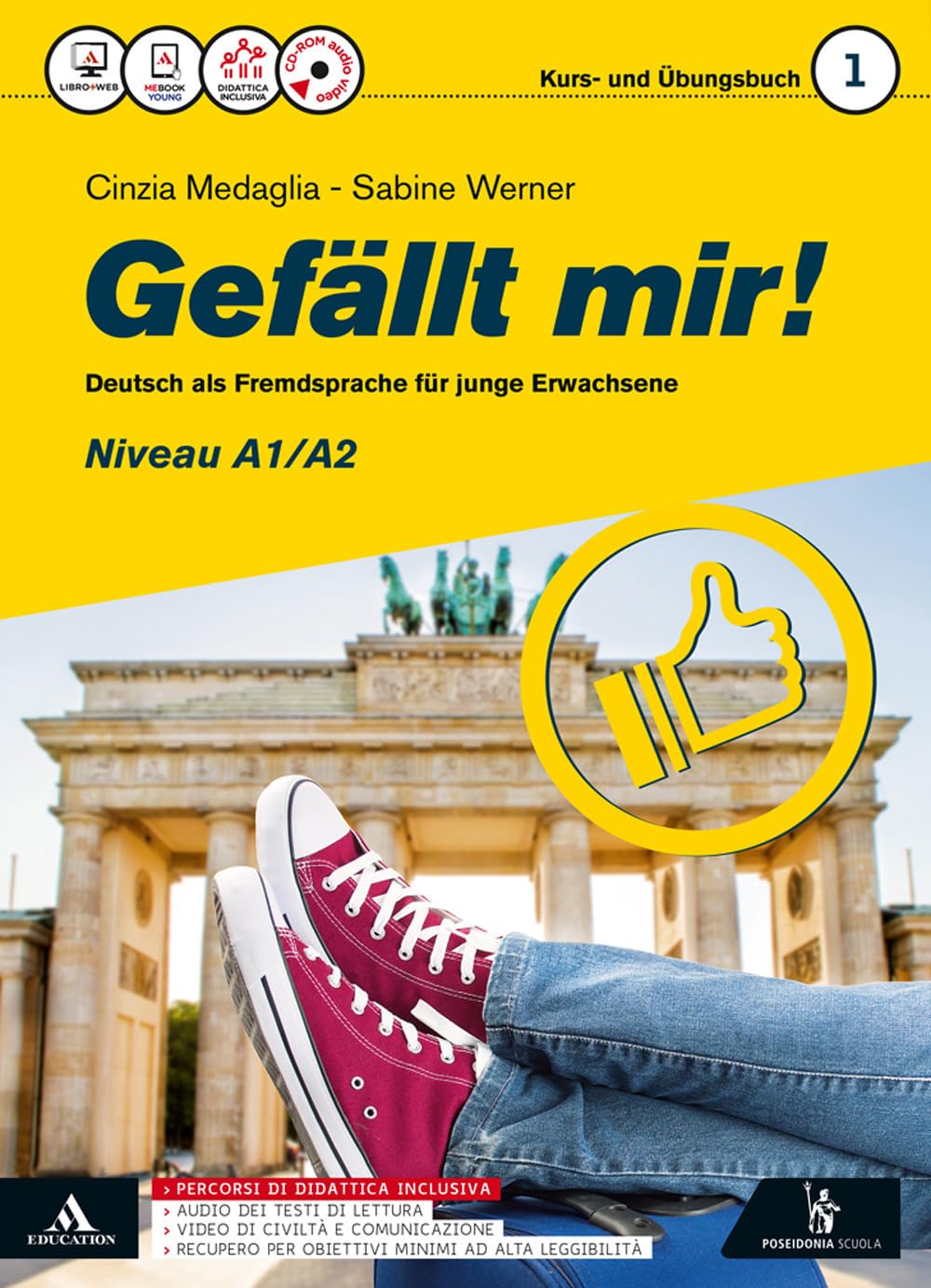 Gefallt mir! Sommer, Eis und Liebe. Per le Scuole superiori. Con CD-ROM. Con e-book. Con espansione online (Vol. 1) Professional & Reference Books