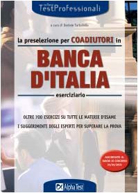 La preselezione per coadiutore in Banca d'Italia book