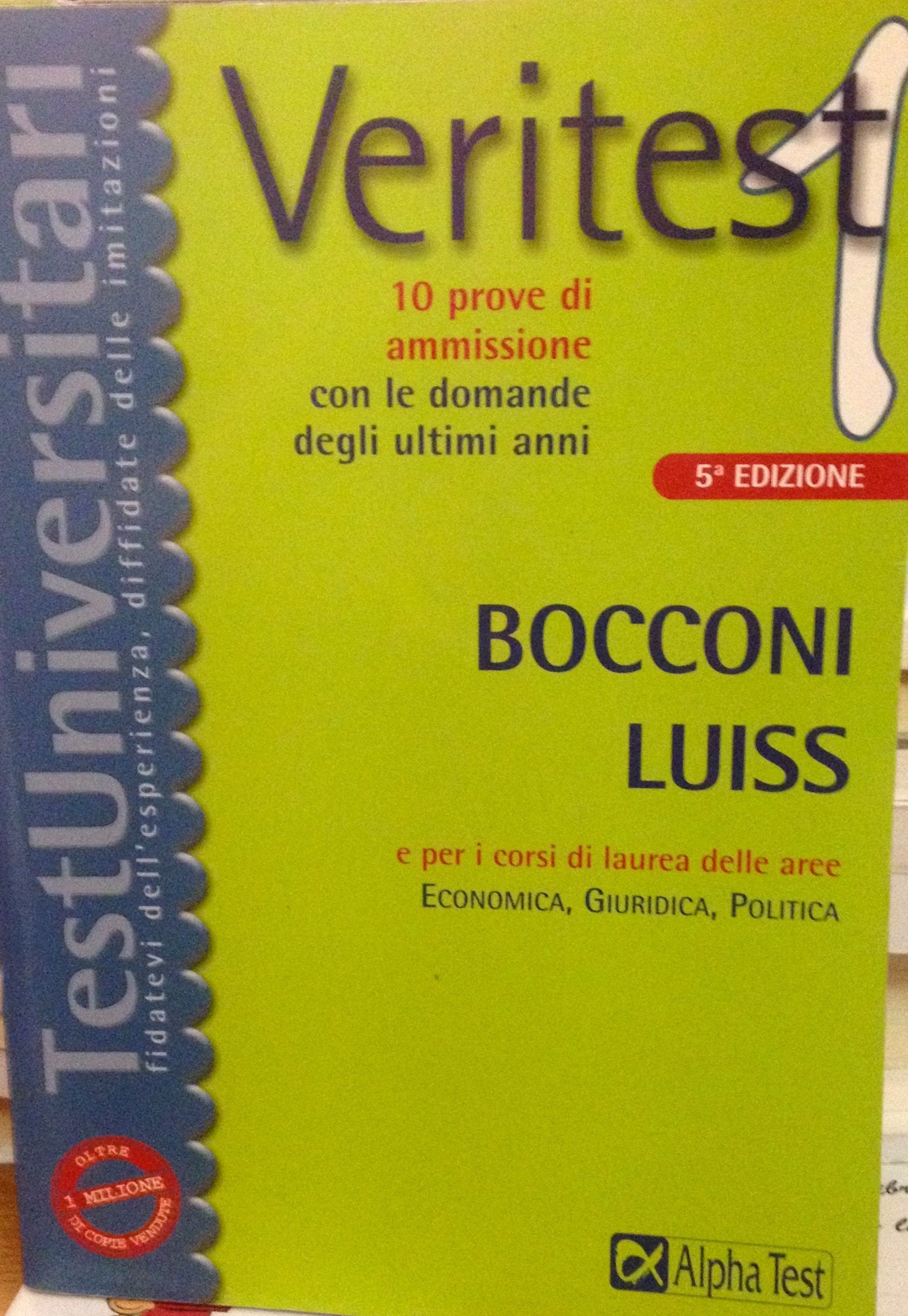 Veritest. Vol. 1: Prove Di Ammissio cd