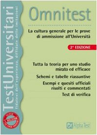 Omnitest. La cultura generale per le prove di ammissione all'università (TestUniversitari) Books