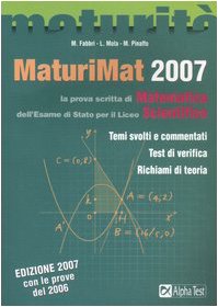 Maturimat 2007. La Prova Scritta Di cd