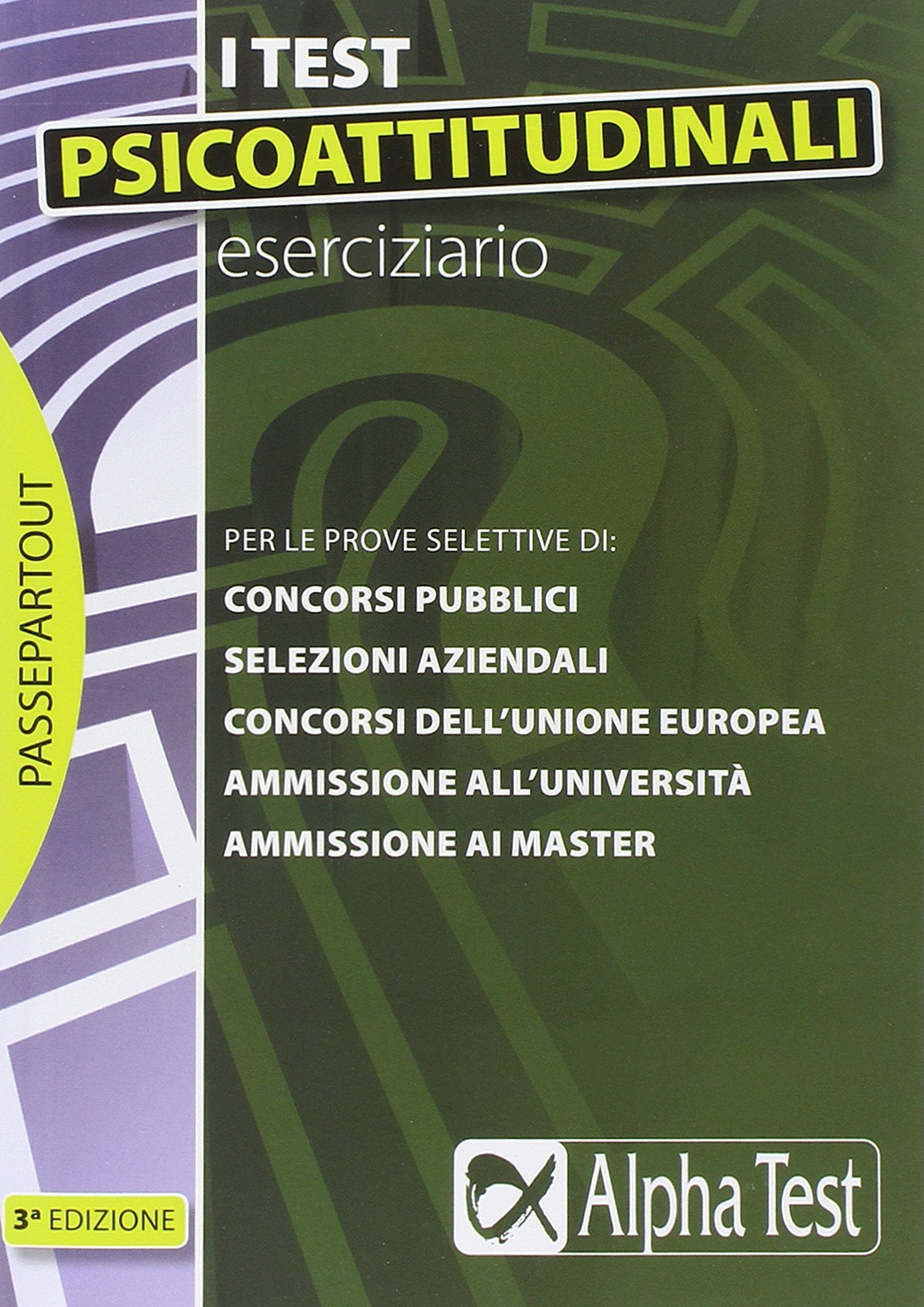 I test psicoattitudinali. Eserciziario (Passepartout) Study Guides