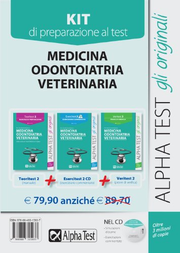 Medicina, odontoiatria, veterinaria. Kit di preparazione al test: Medicina, Odontoiatria, Veterinaria (Manuale, esercizi, prove di verifica) (TestUniversitari) Medicine