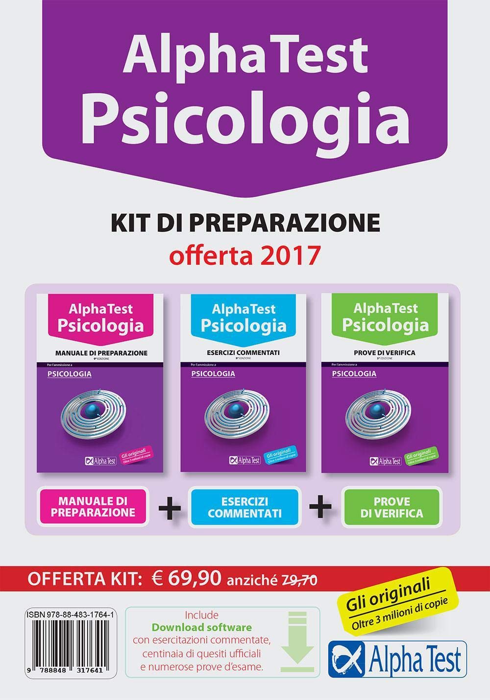 Alpha Test. Psicologia. Kit di preparazione: manuale di preparazione-Esercizi commentati-Prove di verifica. Con software di simulazione (TestUniversitari) Study Guides