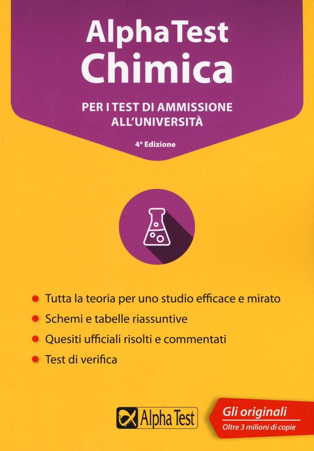 Alpha Test chimica. Per i test di ammissione all'università (TestUniversitari) Study Guides