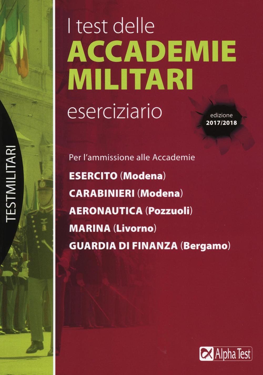 I test delle accademie militari. Eserciziario (TestMilitari) Social Sciences
