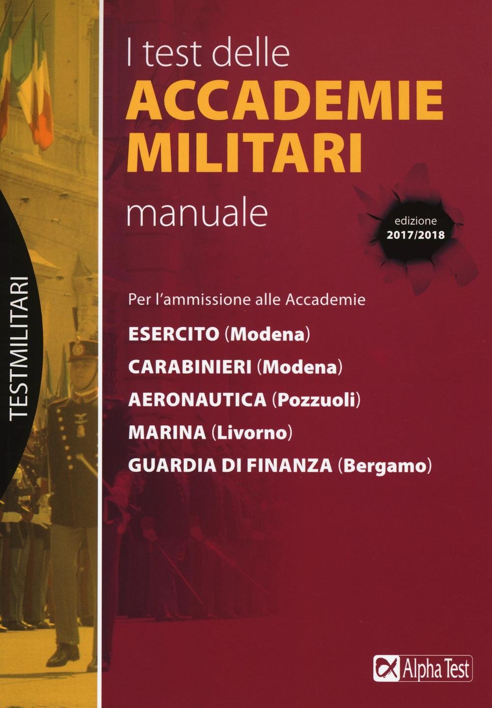 I test delle accademie militari. Manuale book