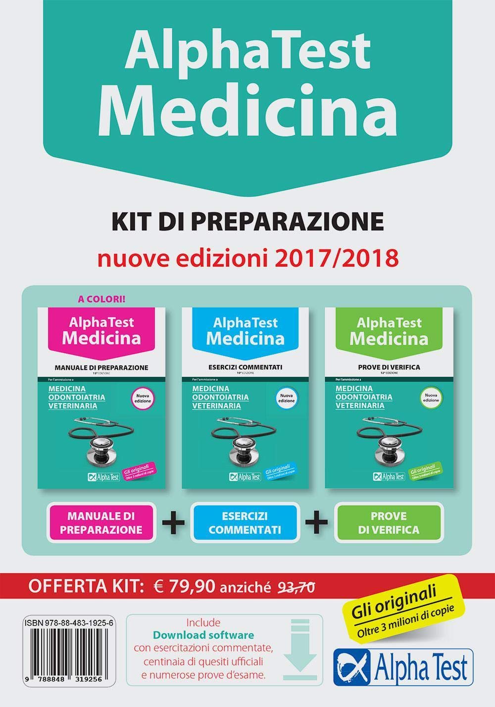 Alpha Test. Medicina, odontoiatria, veterinaria. Kit di preparazione. Con software di simulazione book