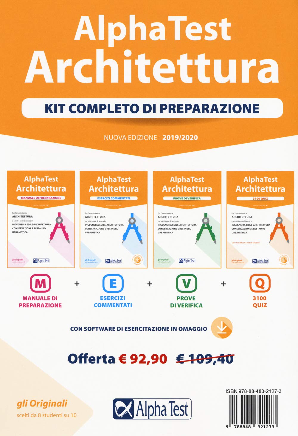 Alpha Test Architettura. Kit di preparazione. Per l'ammissione a tutti i corsi di laurea in Architettura e Ingegneria Edile-Architettura, Scienze dell'architettura. Con software di simulazione book
