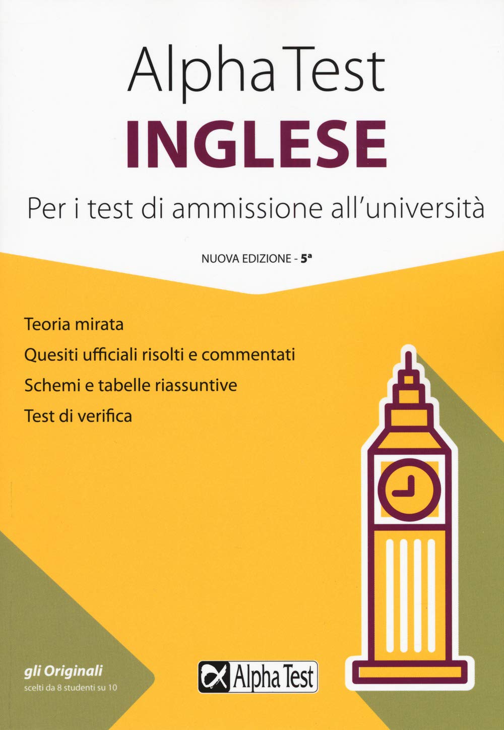 Alpha Test inglese. Per i test di ammissione all'università book
