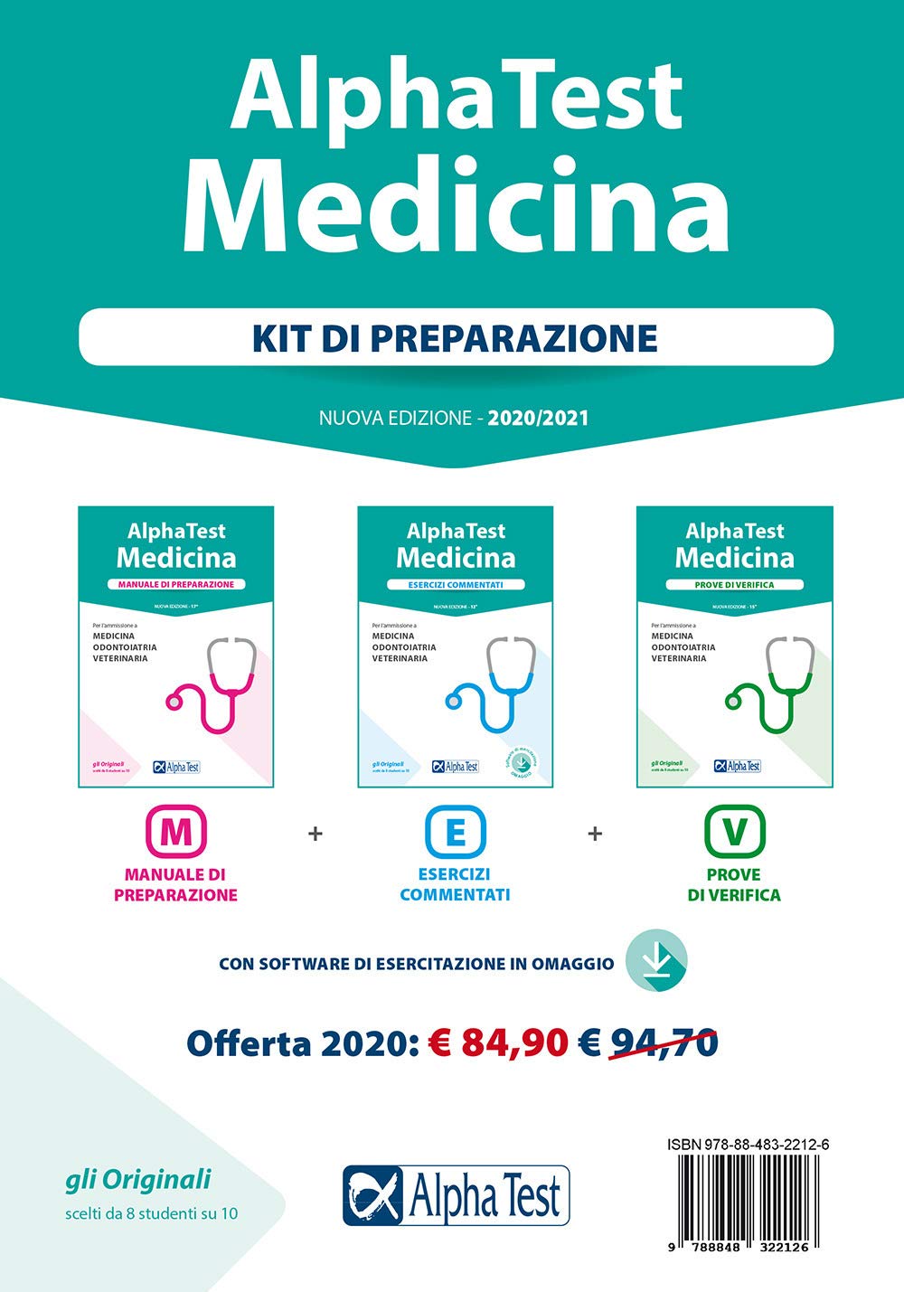 Alpha Test. Medicina. Kit di preparazione: Manuale di preparazione-Esercizi commentati-Prove di verifica. Nuova ediz. Con software di simulazione book