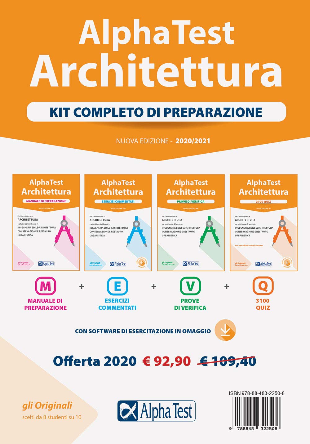 Alpha Test Architettura. Kit di preparazione. Per l'ammissione a tutti i corsi di laurea in Architettura e Ingegneria Edile-Architettura, Scienze dell'architettura. Con software di simulazione book
