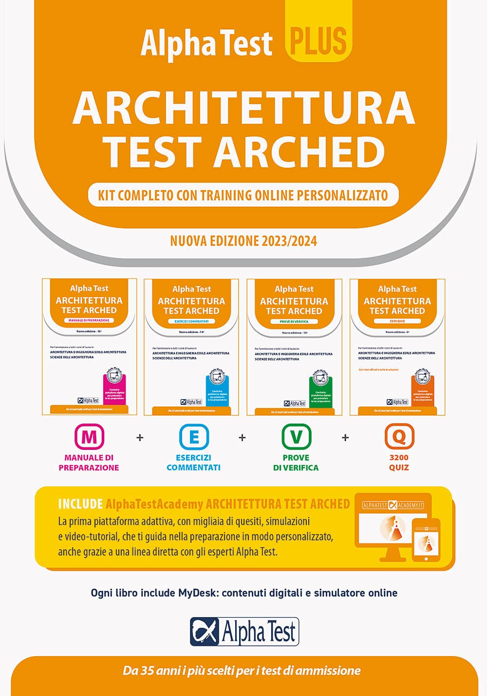 Alpha Test Plus Architettura. Kit completo di preparazione con training online personalizzato. Per l'ammissione a tutti i corsi di laurea in ... Scienze d... (TestUniversitari) Architecture