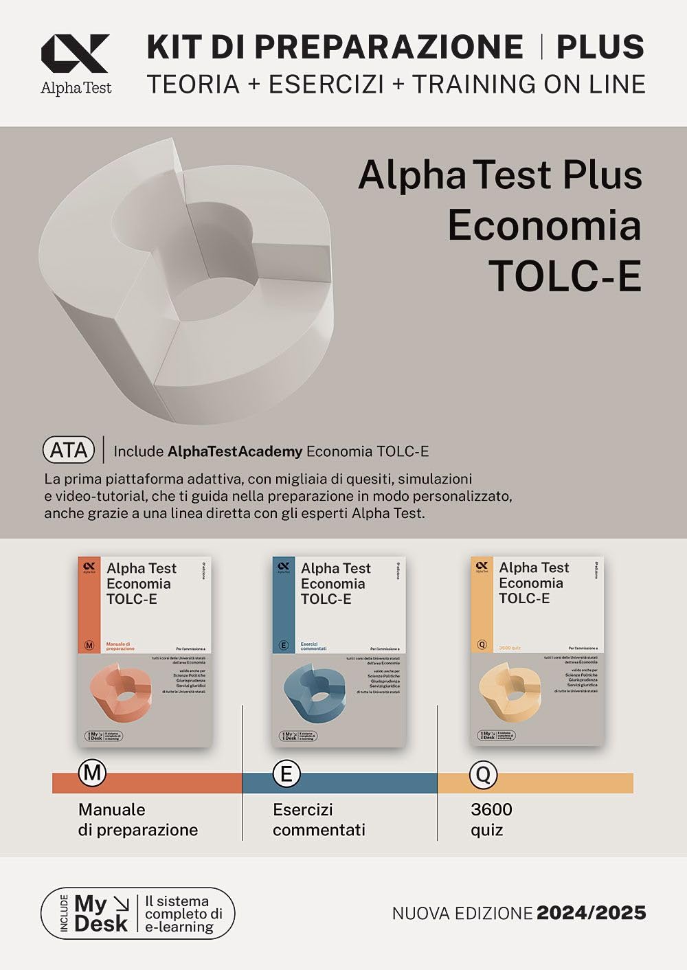 Alpha Test plus. Economia. TOLC-E. Kit di preparazione. Con Contenuto digitale per download e accesso online (TestUniversitari) Business, Finance & Career