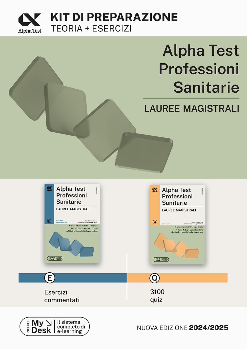 Alpha Test. Professioni sanitarie. Lauree magistrali. Kit di preparazione. Ediz. MyDesk book