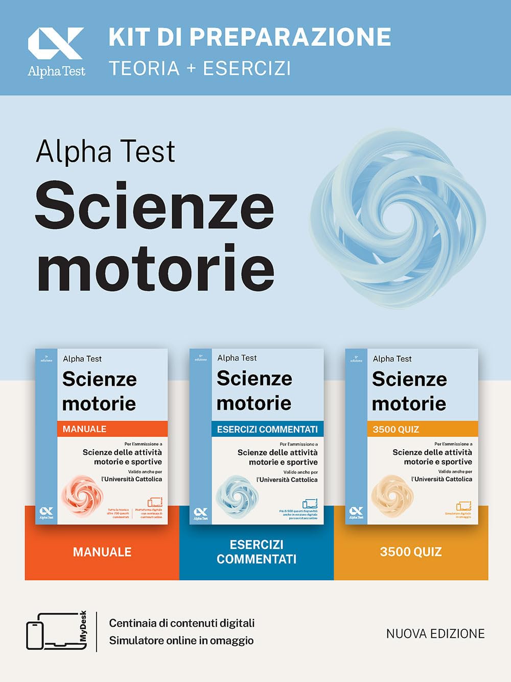 Alpha Test. Scienze motorie 2026/2027. Kit di preparazione. Per test TOLC e prove di ateneo. Con simulatore online book
