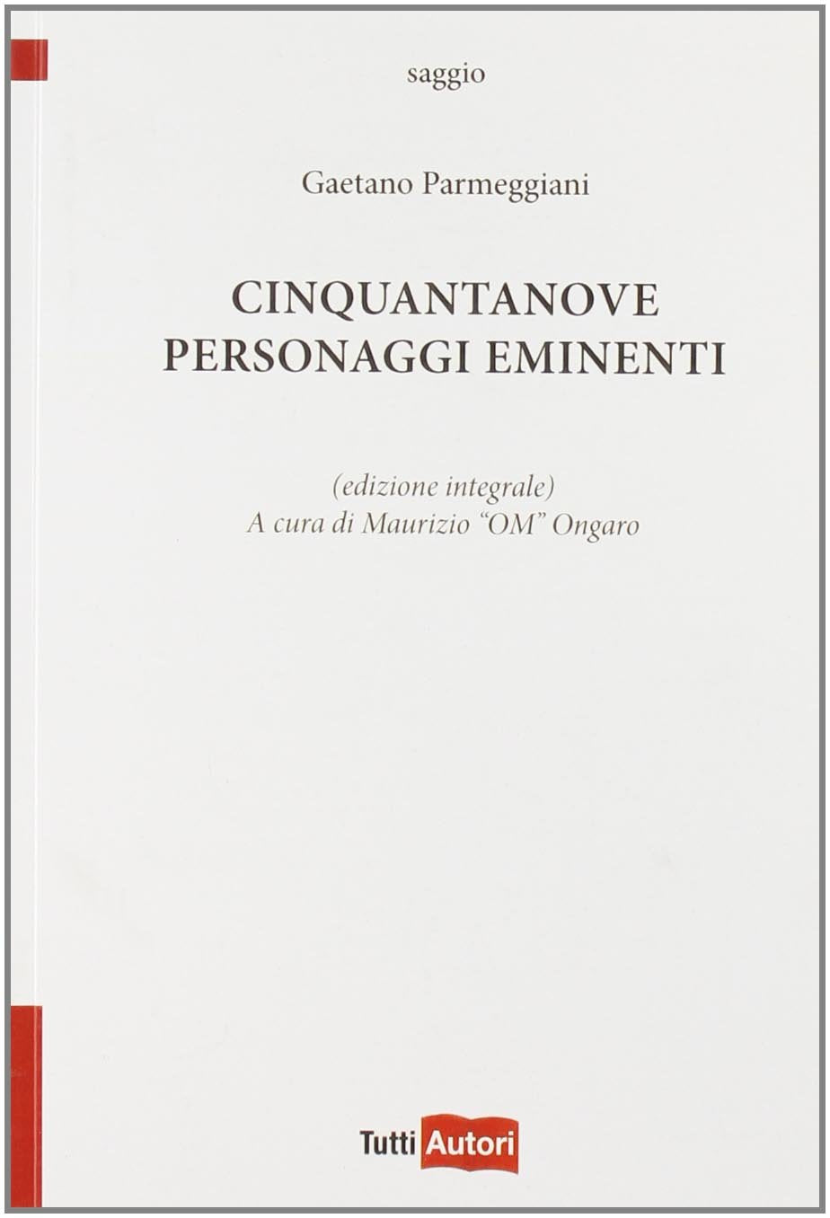 Cinquantanove personaggi eminenti (TuttiAUTORI) Leisure, Home & Garden