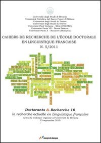 Cahier de recherche de l'école doctorale en linguistique (2011) (Vol. 5) (Altri titoli) Books